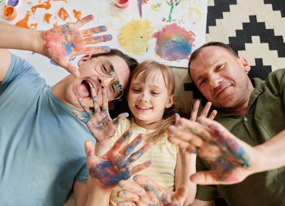 Happy Gay Family