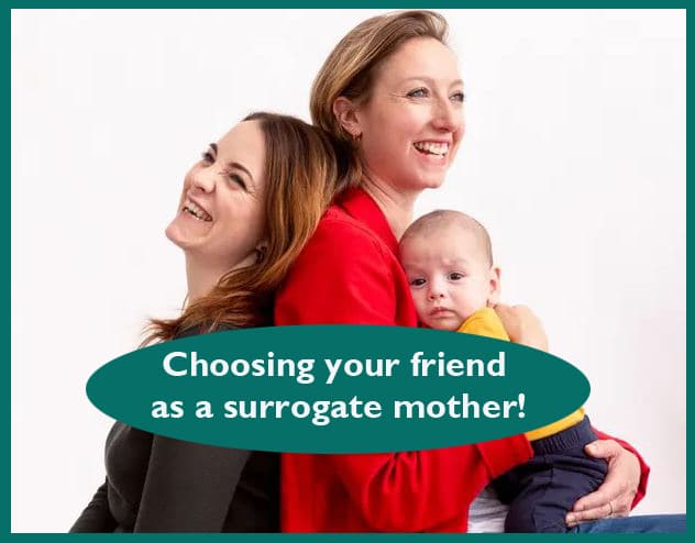 a friend as a surrogate