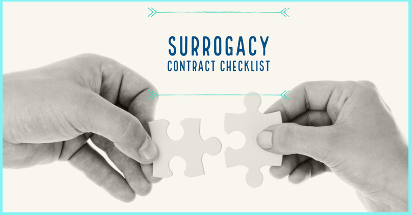 surrogacy agreement checklist
